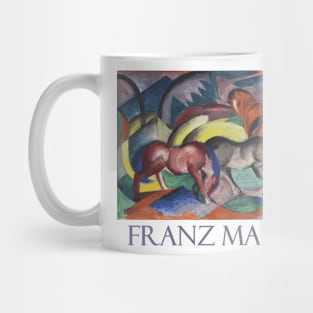 Three Horses by Franz Marc Mug